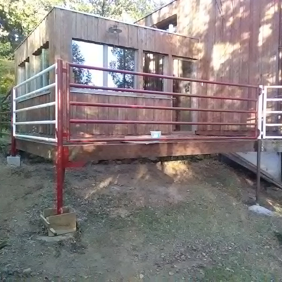 Image de construction de maison en bois