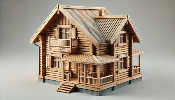 Image de maison en bois